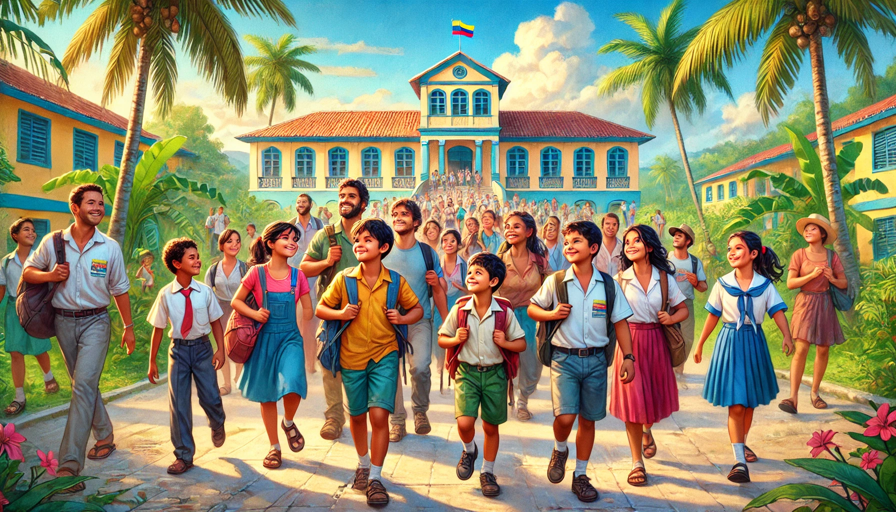 Jóvenes Refugiados Venezolanos Comienzan un Nuevo Viaje Educativo en Trinidad